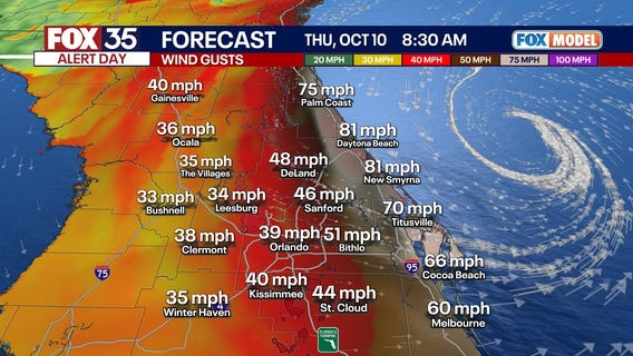 Hurricane-force gusts continue as Milton departs