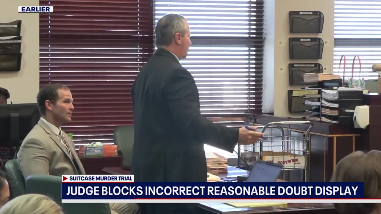 Judge blocks Sarah Boone's lawyer's display in opening