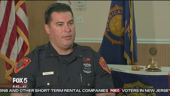 Suffolk County police officer serving his community after being injured serving his country