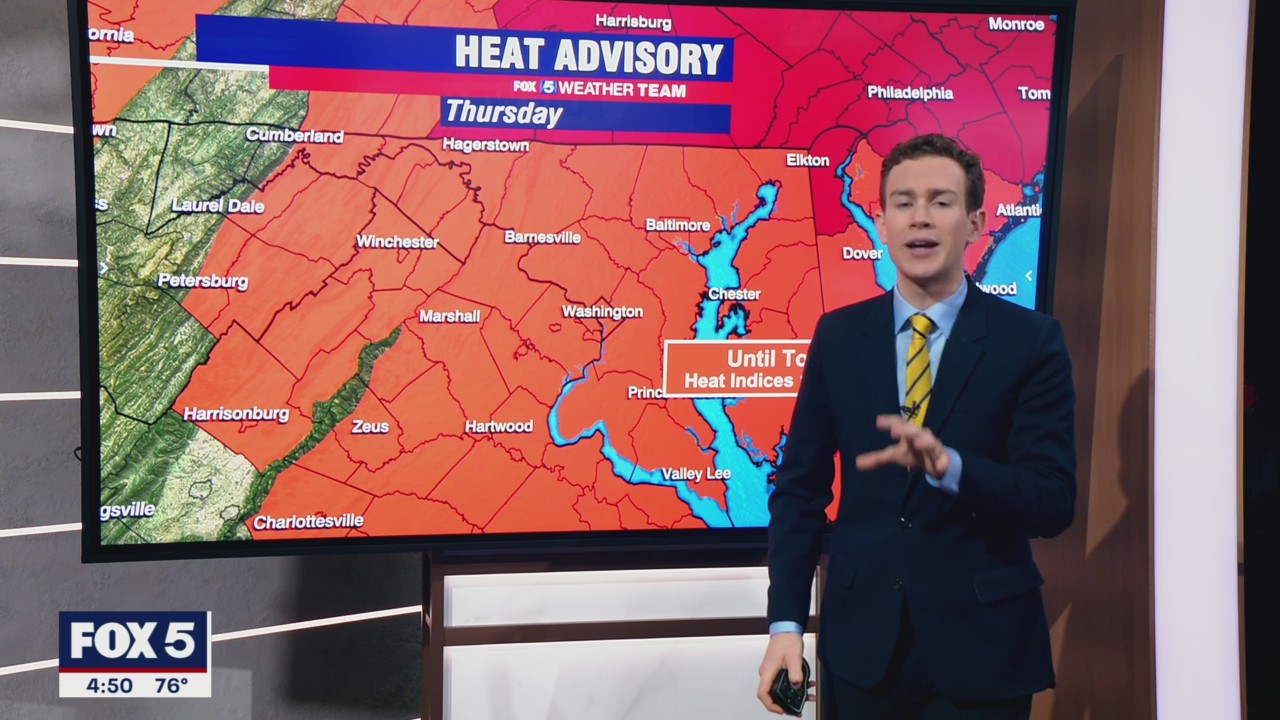 FOX 5 Weather forecast for Thursday, August 12