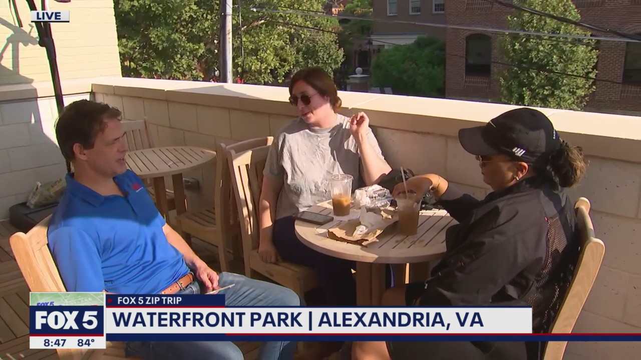FOX 5 Zip Trip Alexandria: Tucker making friends