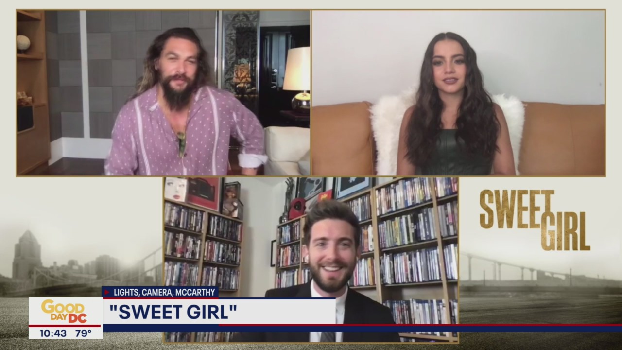 Jason Momoa, Isabela Merced talk Netflix film Sweet Girl
