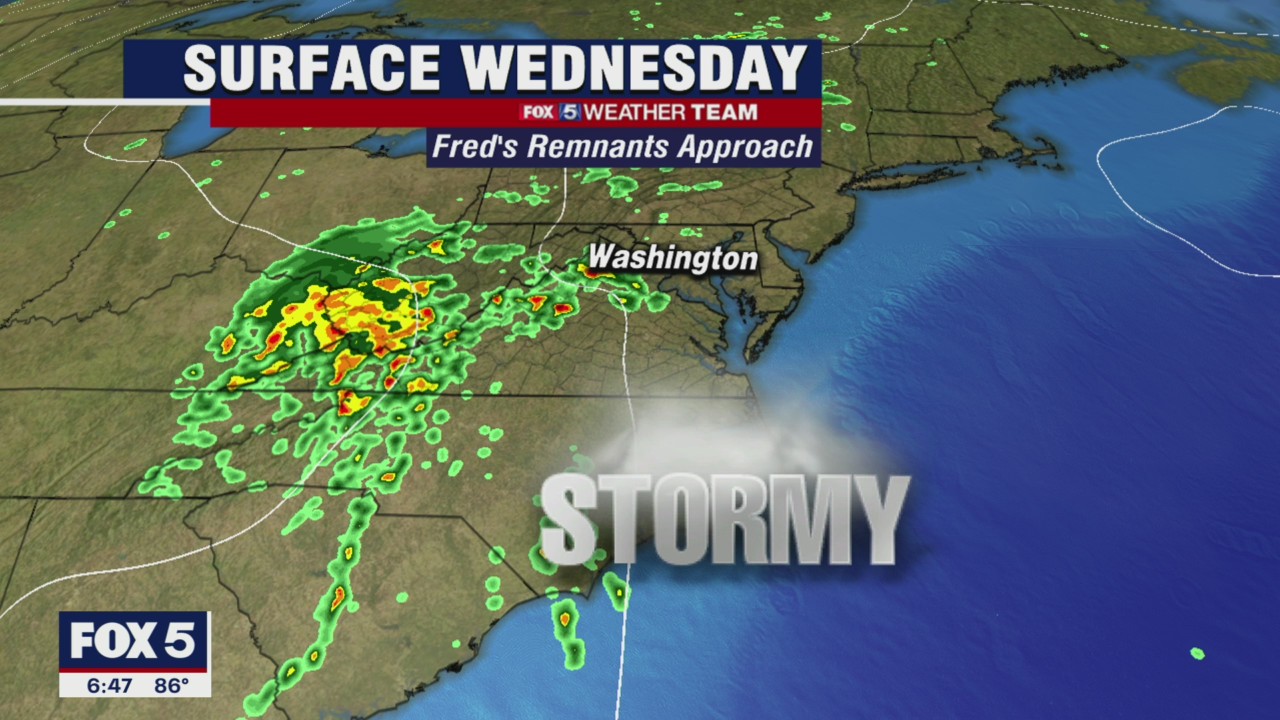 FOX 5 weather forecast at 6