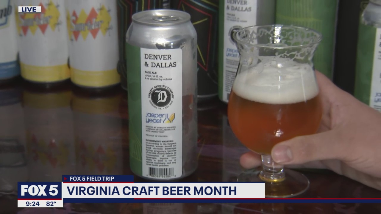 FOX 5 FIELD TRIP: Virginia Craft Beer Month at Dynasty Brewing