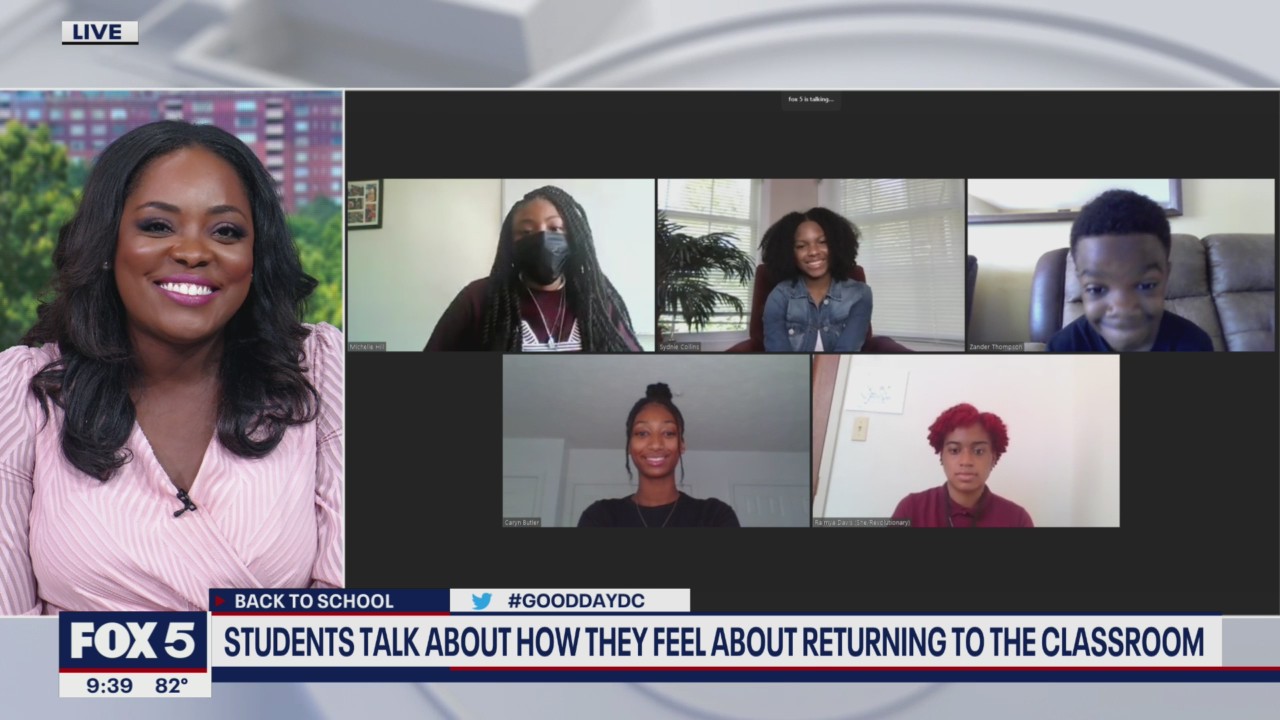 DC area students discuss return to classroom