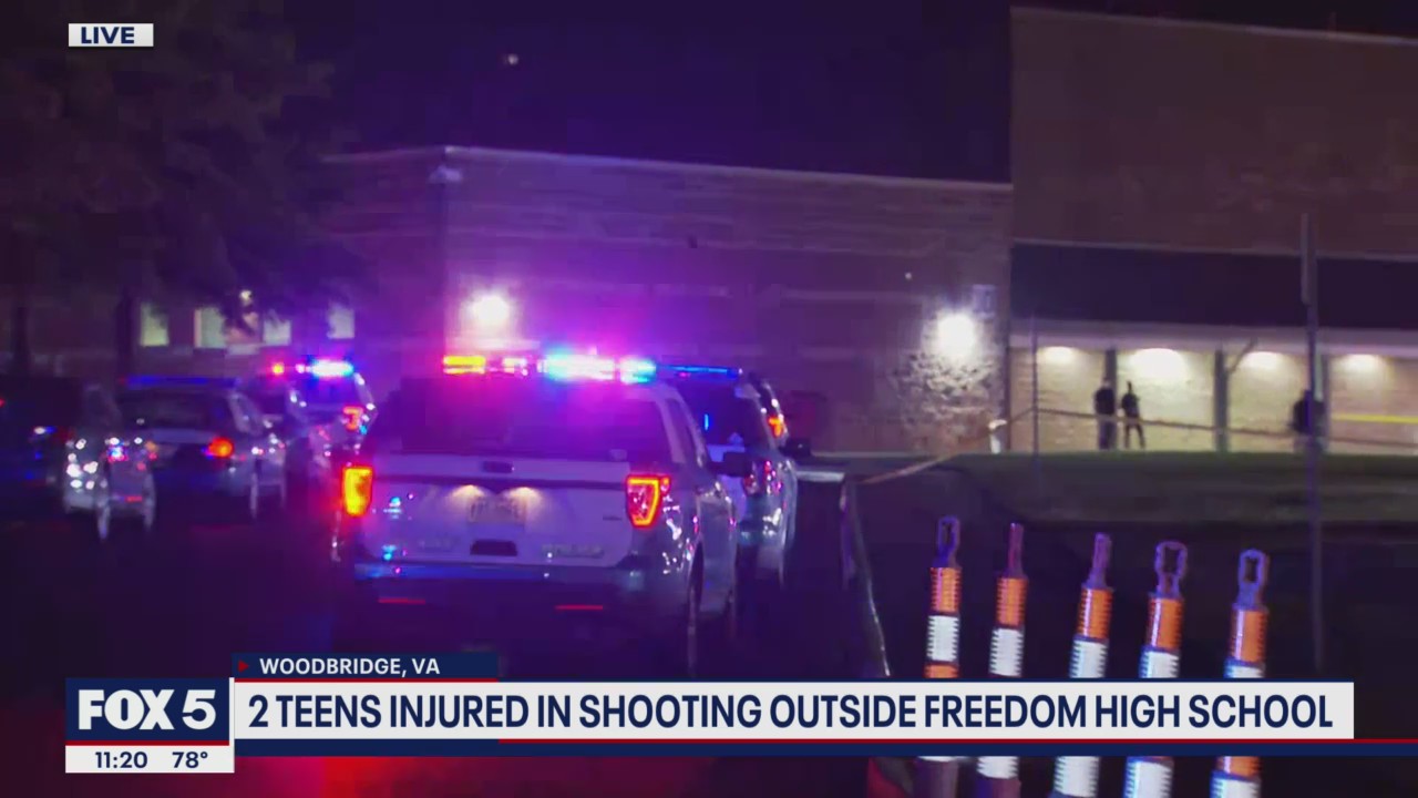 2 teens shot after football game at Freedom High School in Woodbridge ...
