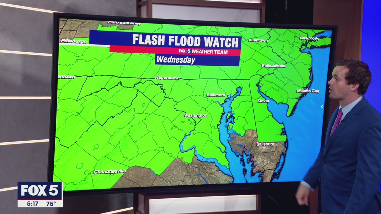 FOX 5 Weather forecast for Tuesday, August 31