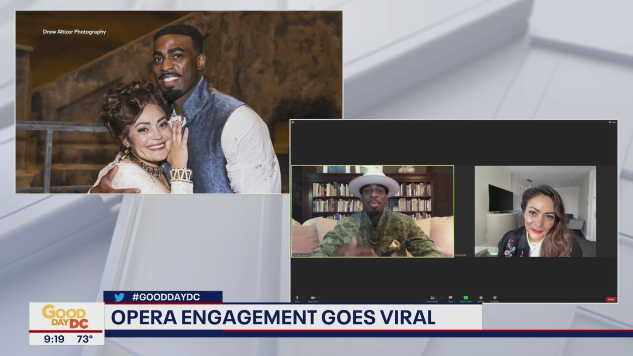 Couple talks opera engagement that has gone viral