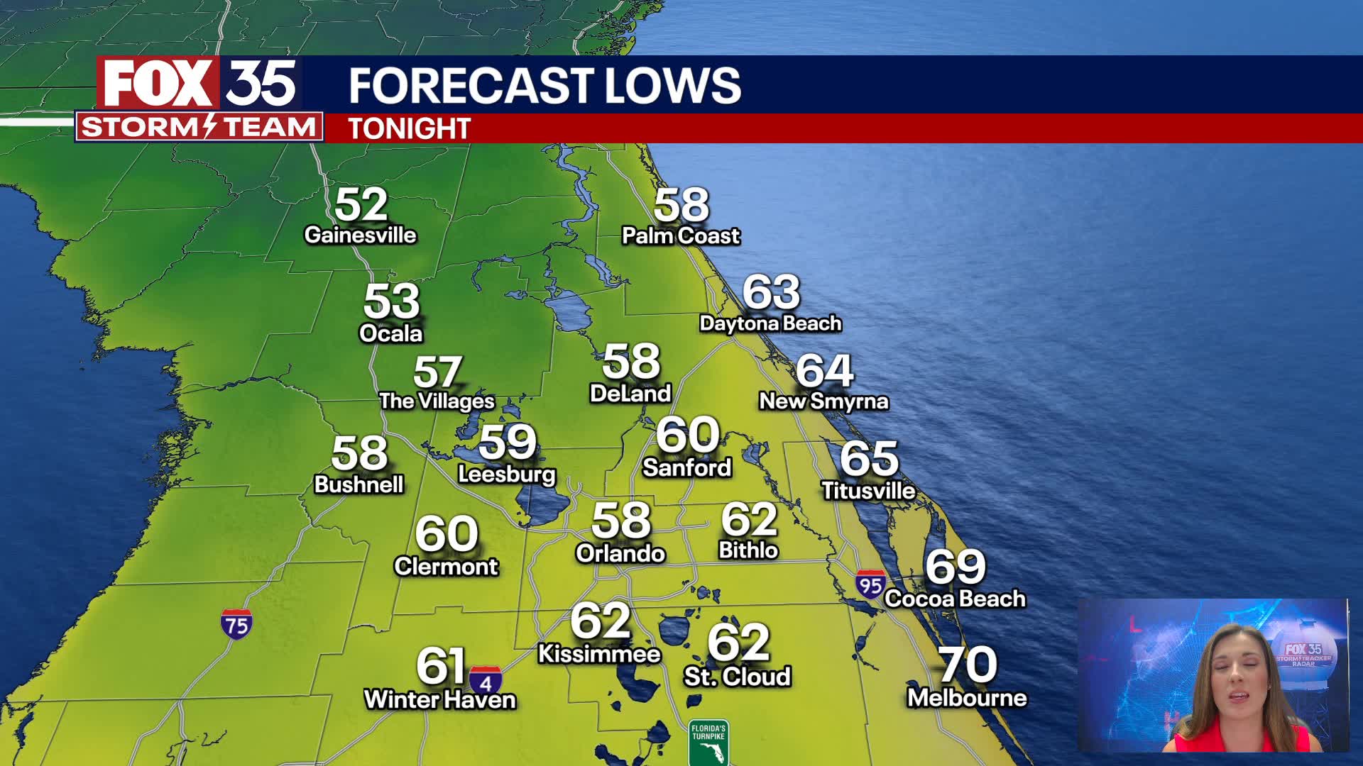 Orlando Weather Forecast PM: November, 16 2024