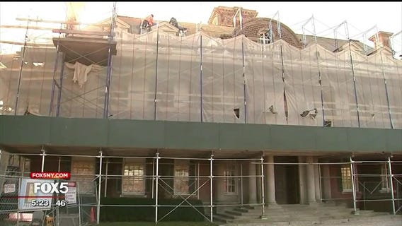 Renovation of historic Long Island mansion underway