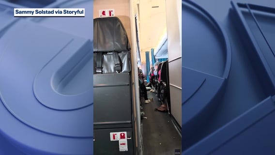 Watch: Florida-bound flight hits severe turbulence over Greenland