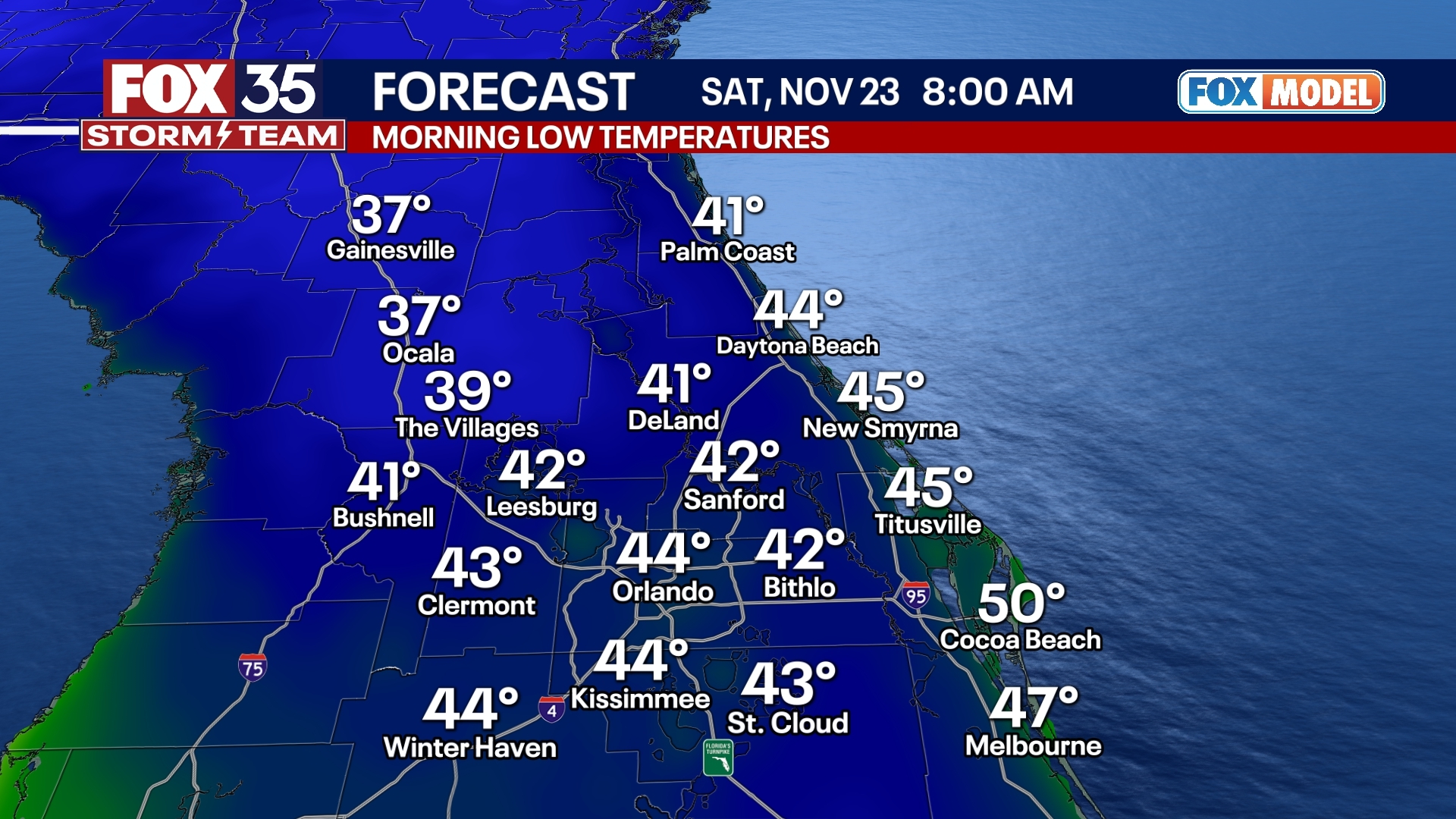 Orlando Forecast: Wednesday, Nov. 20 | PM update