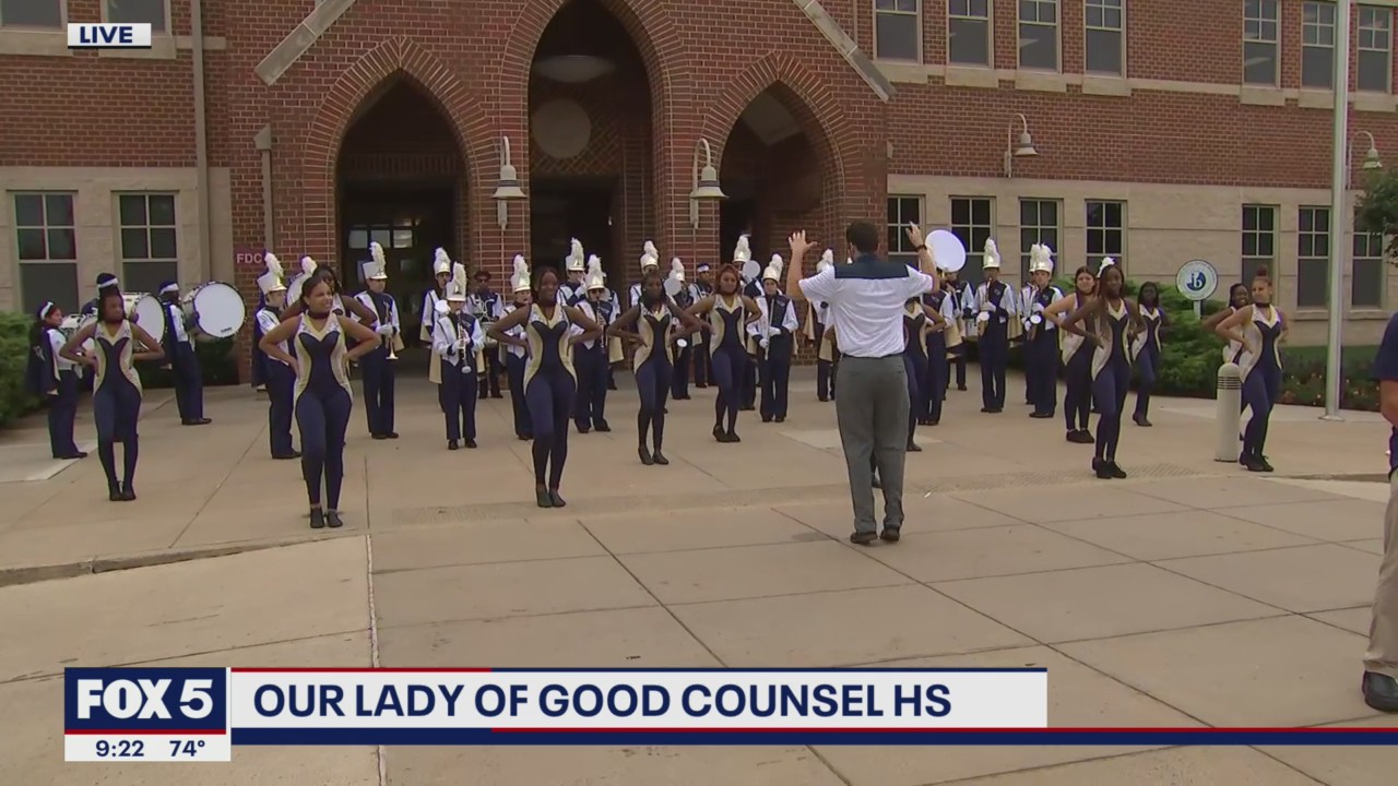Our Lady of Good Counsel High School shows off their spirit