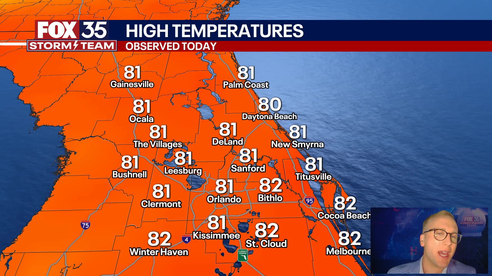 Orlando Forecast: Thursday Night, November 28th