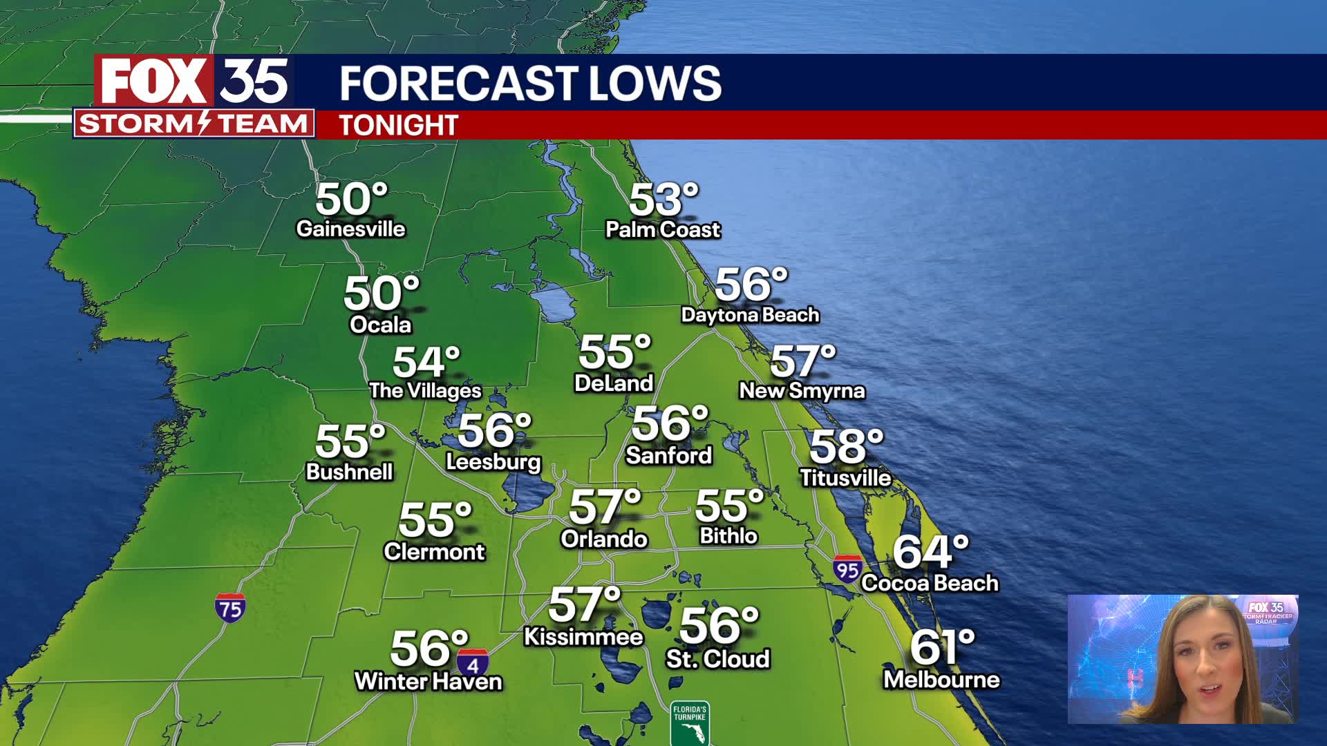 Orlando Weather Forecast PM: December 8, 2024