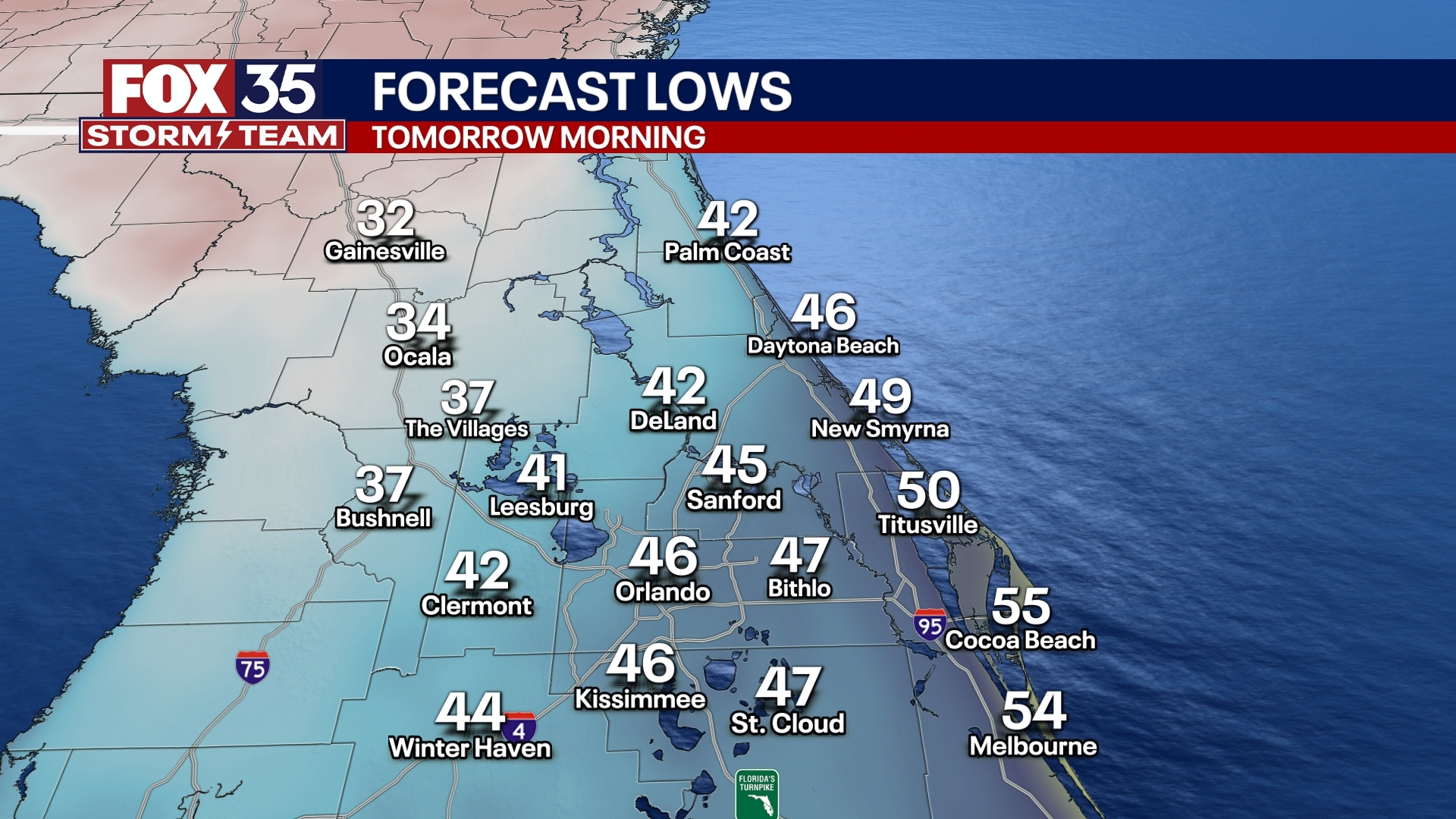 Orlando Weather Forecast: How cold will it get?