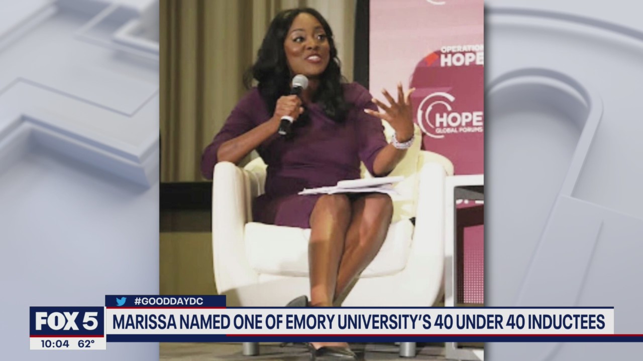 FOX 5's Marissa Mitchell named one of Emory University's 40 Under 40 inductees