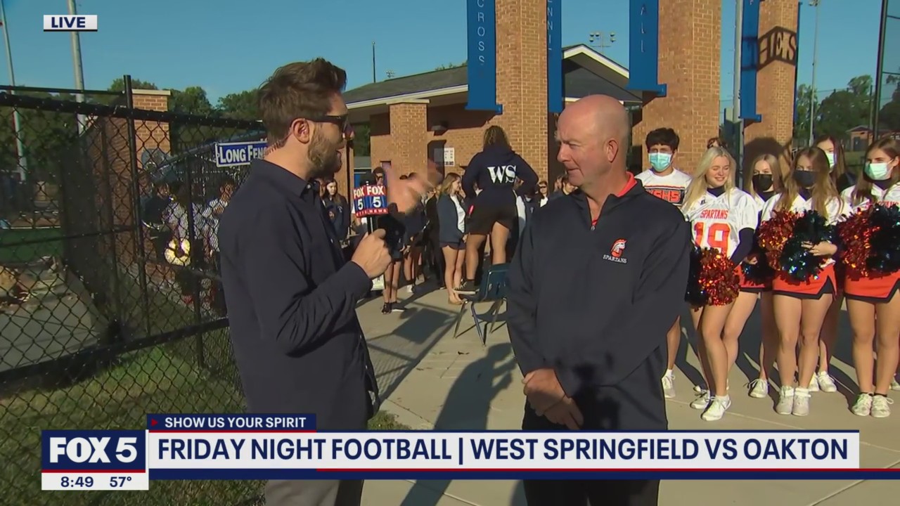 SHOW US YOUR SPIRIT: Getting ready for West Springfield vs Oakton!