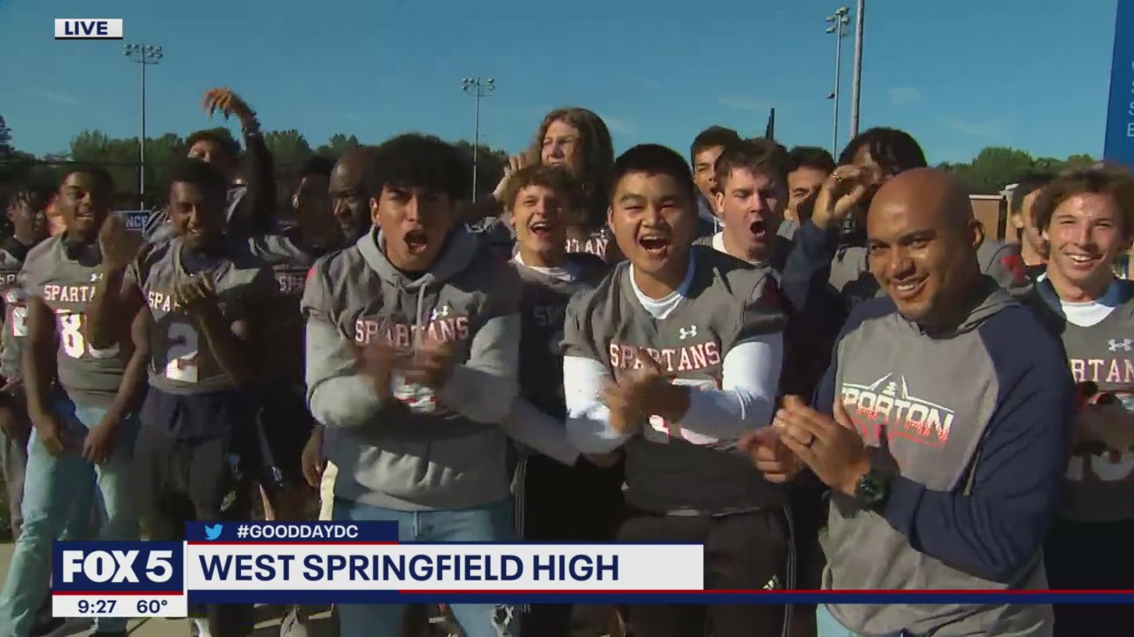 West Springfield High shows off their spirit!