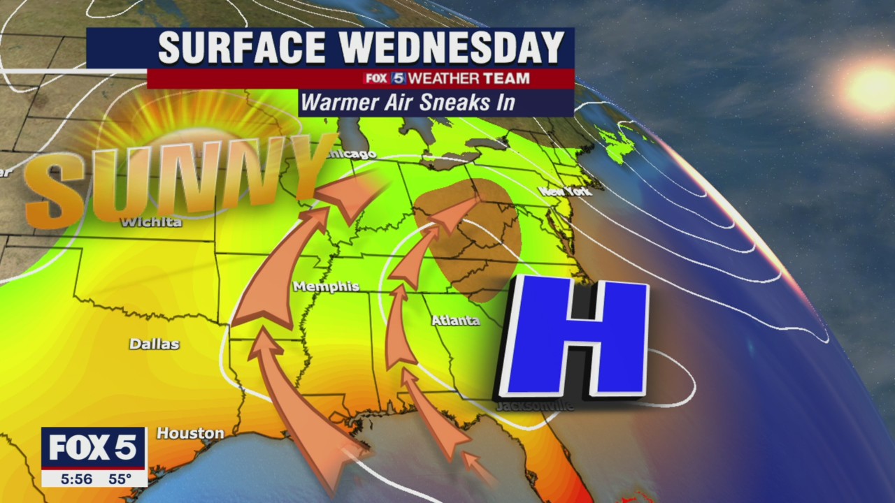 FOX 5 Weather forecast for Wednesday, October 20