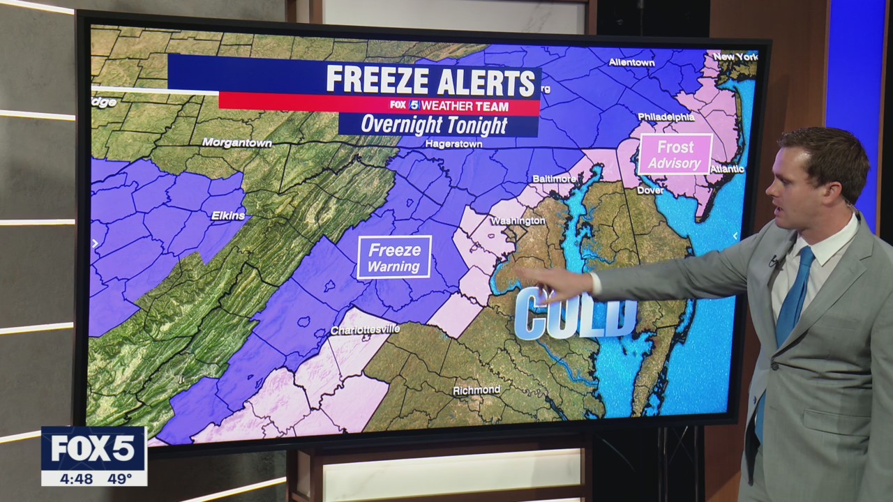 FOX 5 Weather forecast for Tuesday, November 2