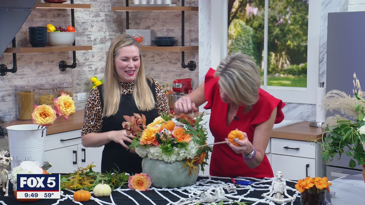 Getting into the Halloween decorating spirit with Atelier Ashley Flowers