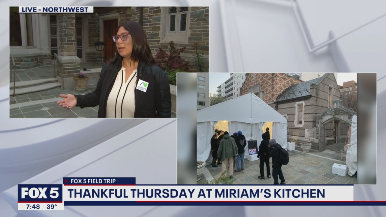 FOX 5 Field Trip: Thankful Thursday at Miriam's Kitchen