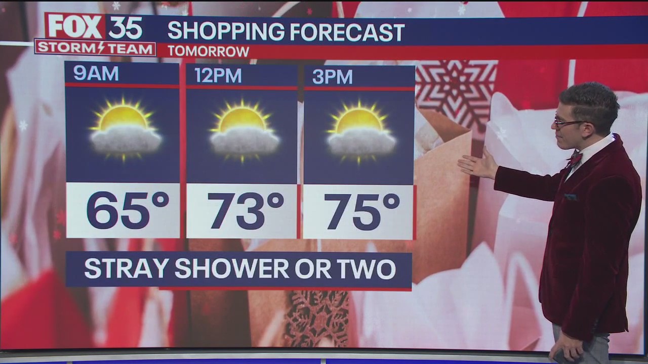 Orlando PM Weather Forecast: Christmas Day 2024