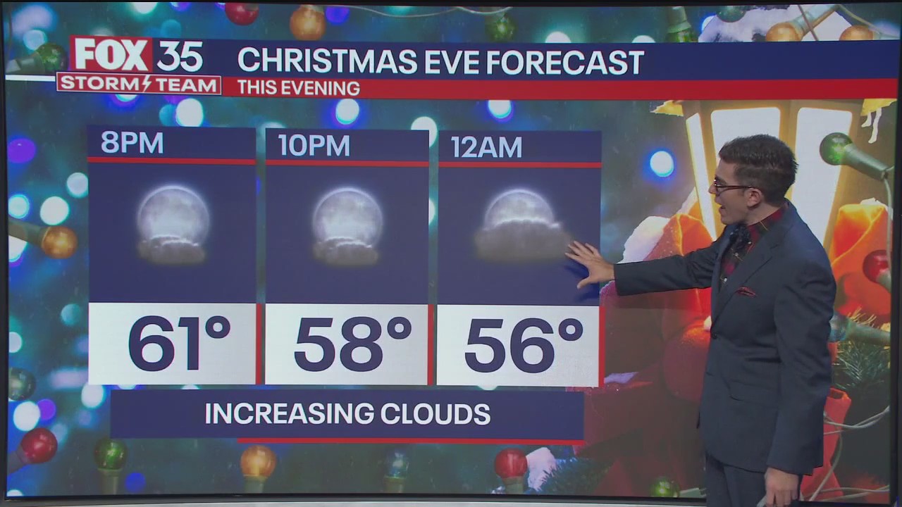 Orlando PM Weather Forecast: Christmas Eve 2024