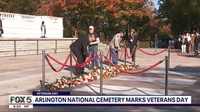 Arlington National Cemetery marks Veterans Day