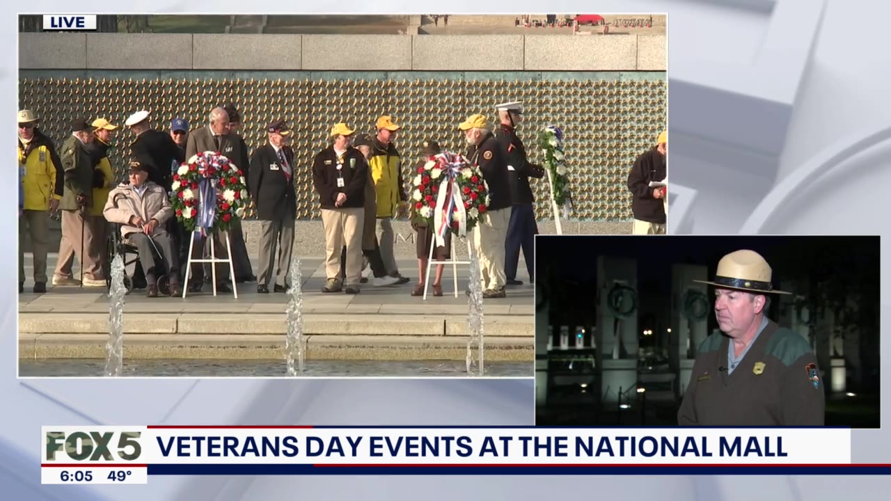 Veterans Day events at the National Mall