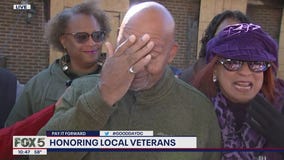 PAY IT FORWARD: A special gift for a veteran after losing home in fire
