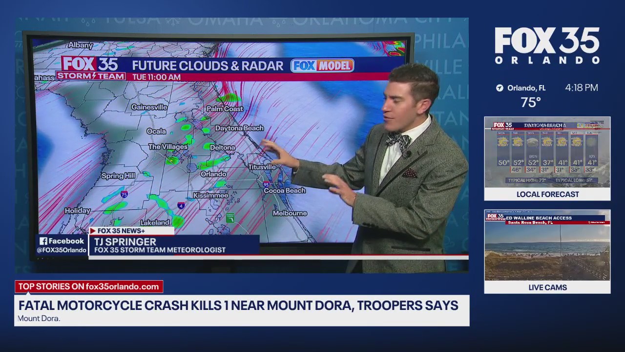Orlando Weather Forecast PM: Dec. 30, 2024