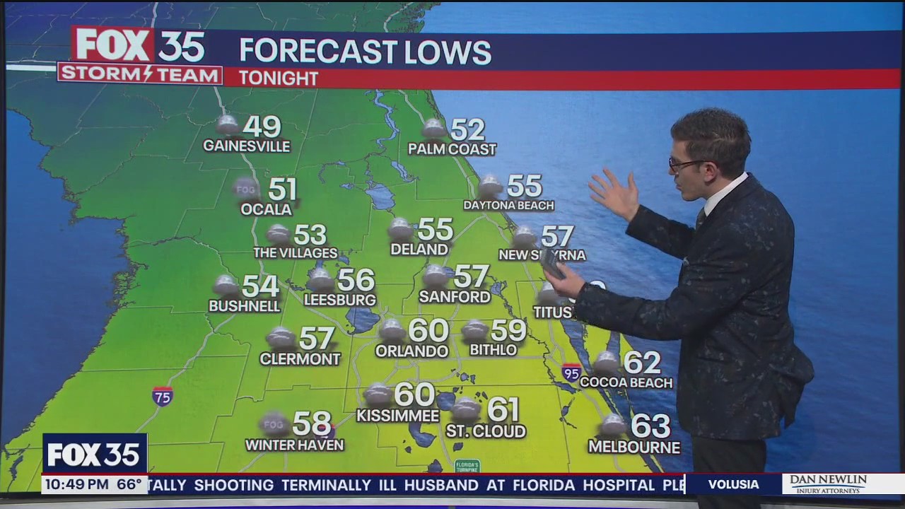 Orlando PM Weather Forecast: New Year's Eve