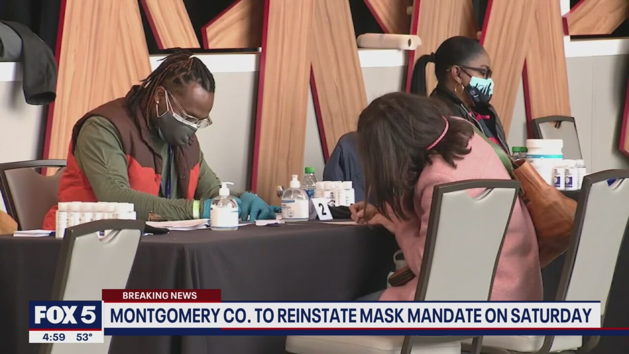 DC lifting its mask mandate, Montgomery County re-instating order | FOX ...