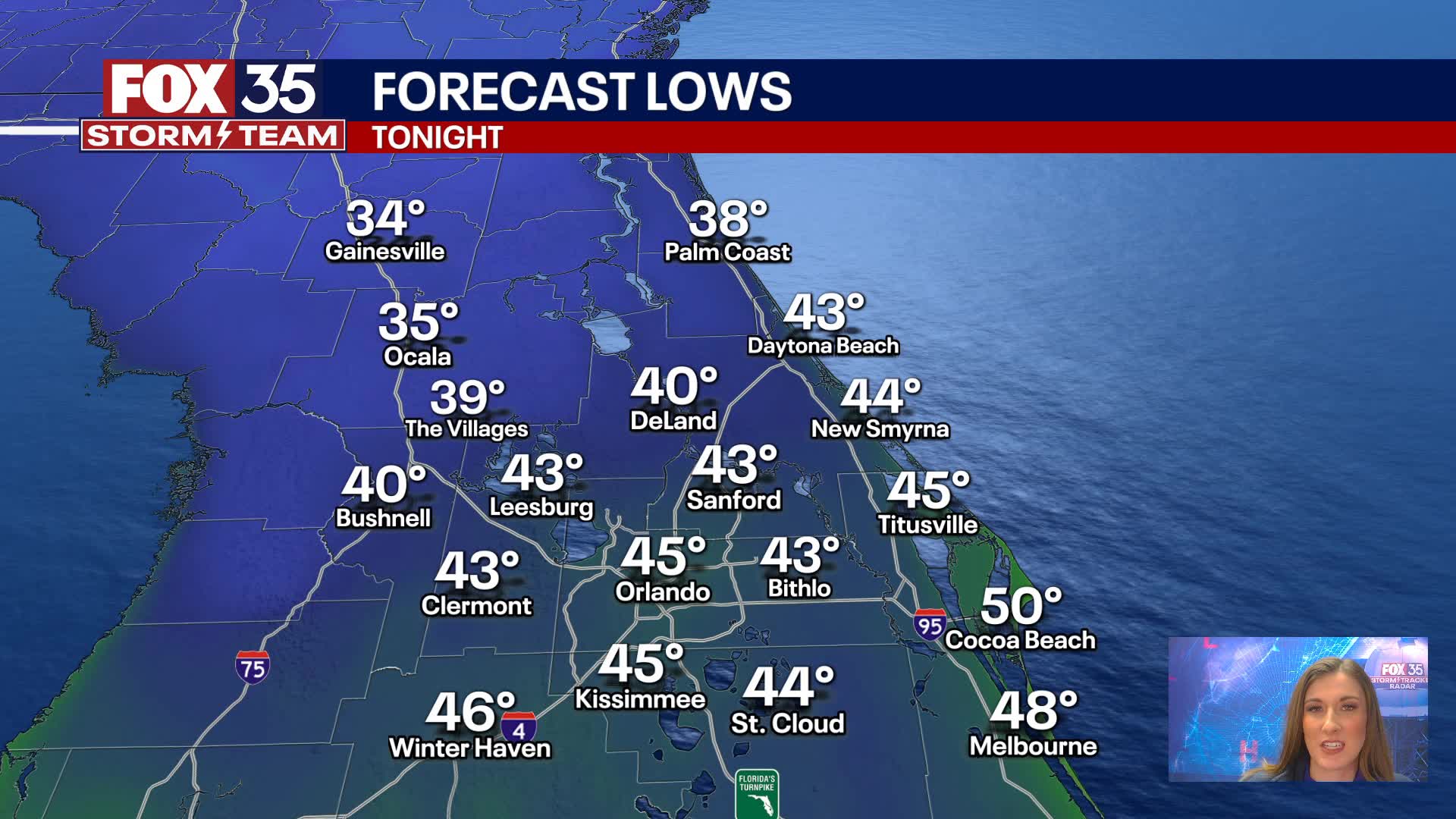 Orlando Weather PM Forecast: January 2, 2025