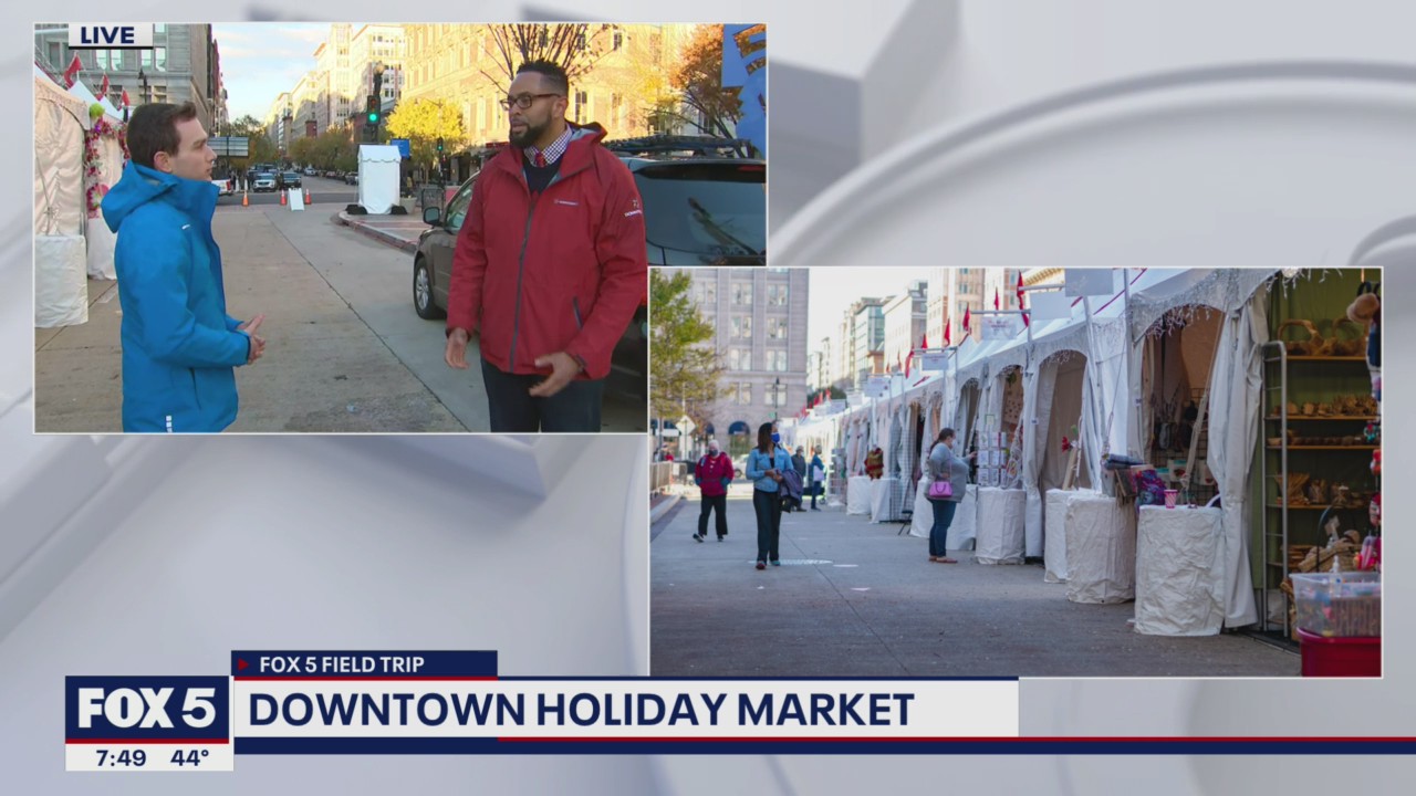FOX 5 FIELD TRIP: Fun at the Downtown Holiday Market | FOX 5 DC