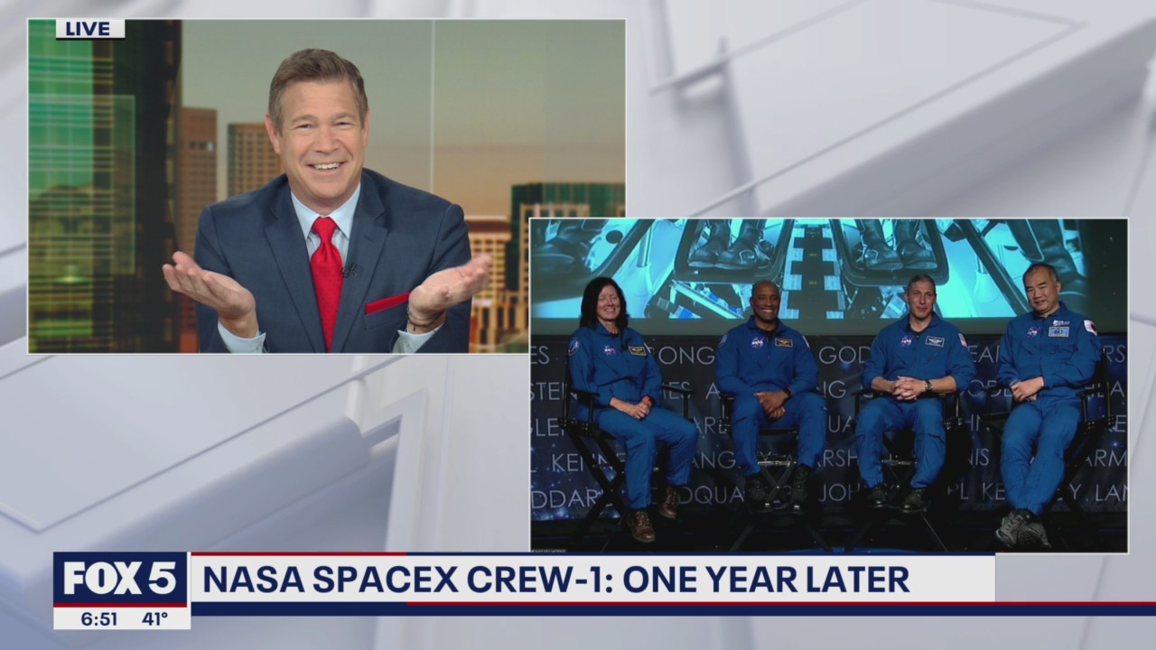 Astronauts return from International Space Station