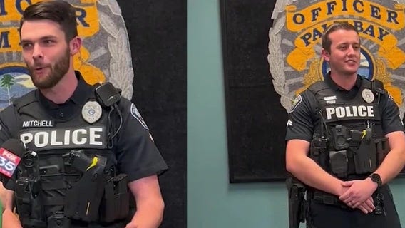 Officers recount saving pregnant woman from waterway