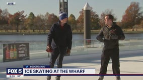 Ice skating fun at The Wharf!