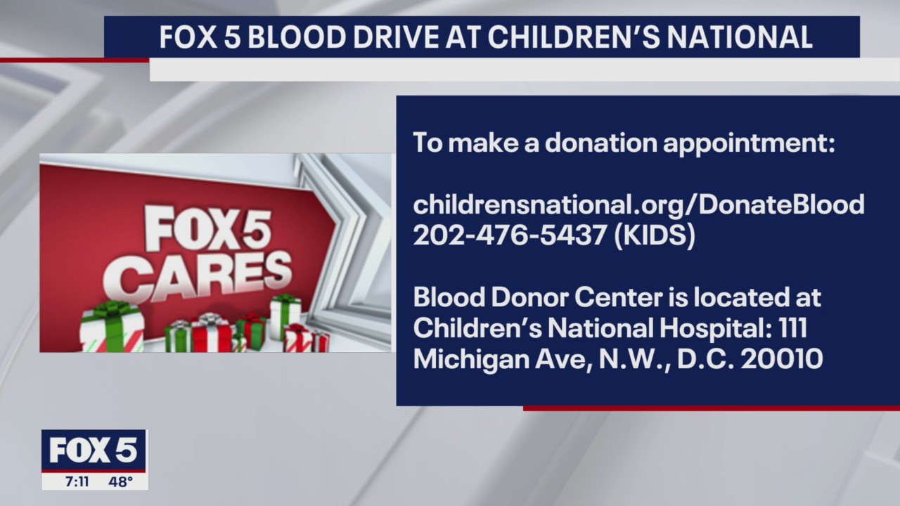FOX 5 Blood Drive at Children?s National Hospital