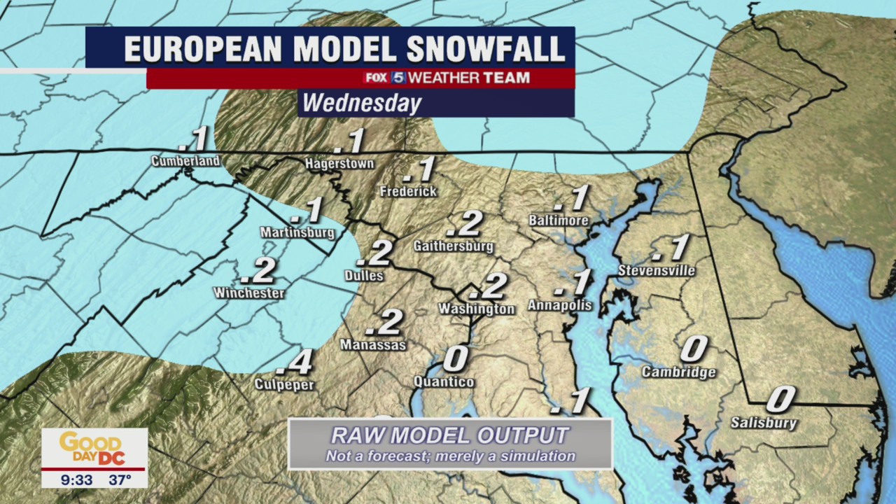 FOX 5 Weather forecast for Tuesday, December 7