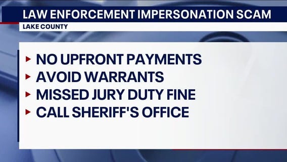 Increase in law enforcement impersonation scams