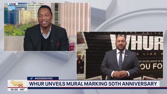 WHUR unveils mural marking 50th anniversary