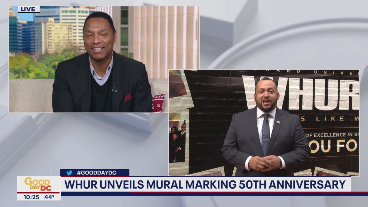 WHUR unveils mural marking 50th anniversary