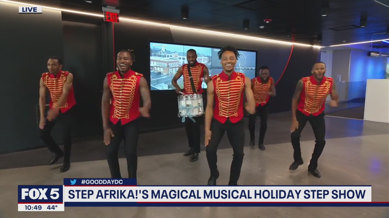 Step Afrika! gives preview of Magical Musical Holiday Step Show