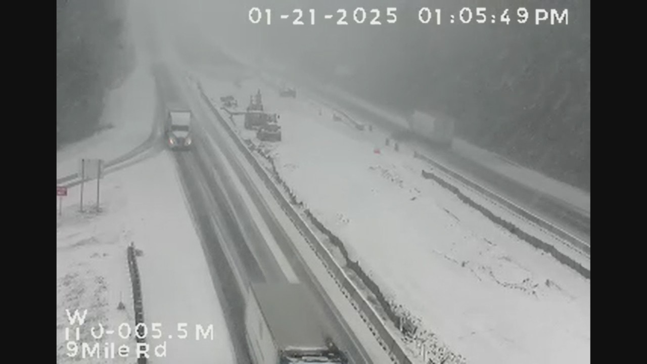 Snow comes to the Florida Panhandle