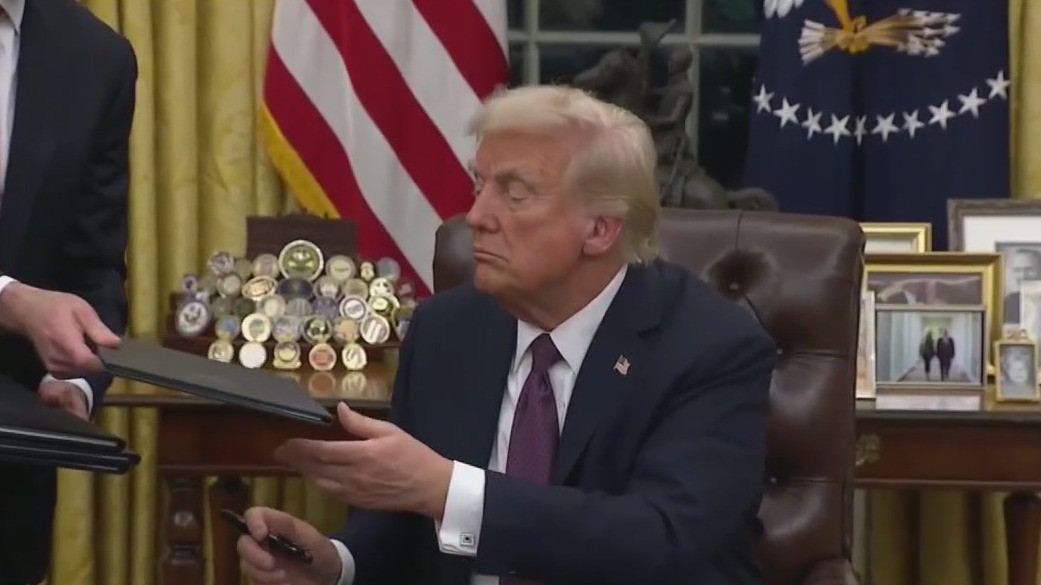 President Trump returns to the White House