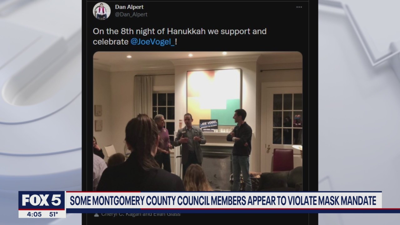 Montgomery County council members appear to violate mask mandate | FOX 5 DC