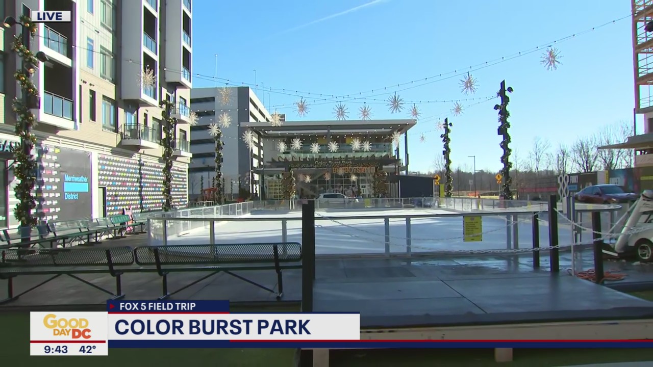 FOX 5 FIELD TRIP: Color Burst Ice Rink!